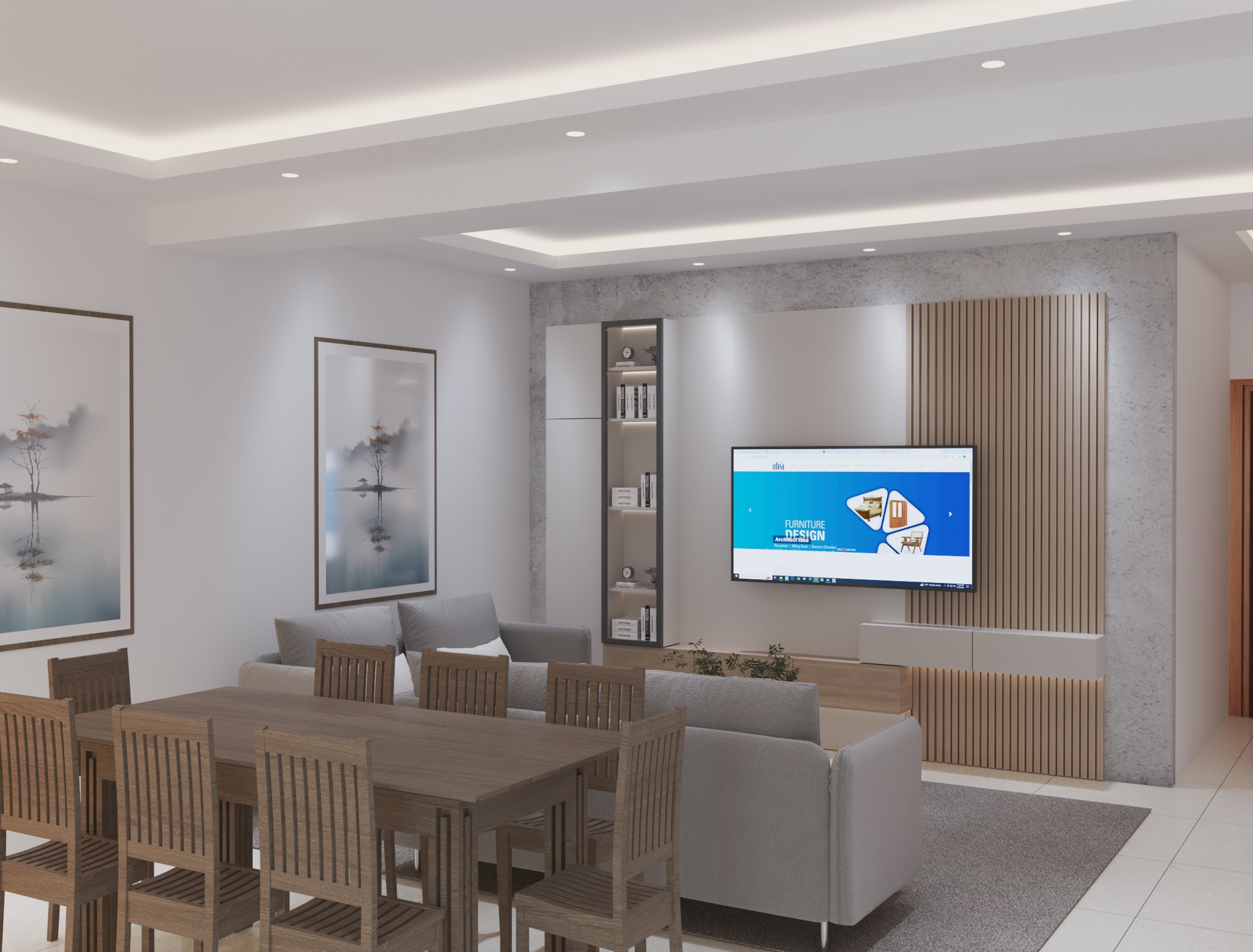 Modern Living Room Design Ideas – Layouts, Style & 3D Visualization Tips