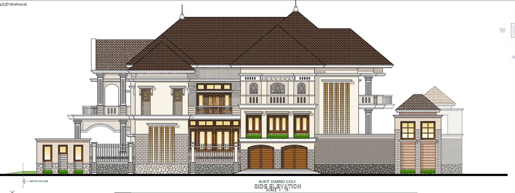 Two-Storey Residence House Design AutoCAD Drawing (2026 Modern Architectural DWG Plan for Family Homes)