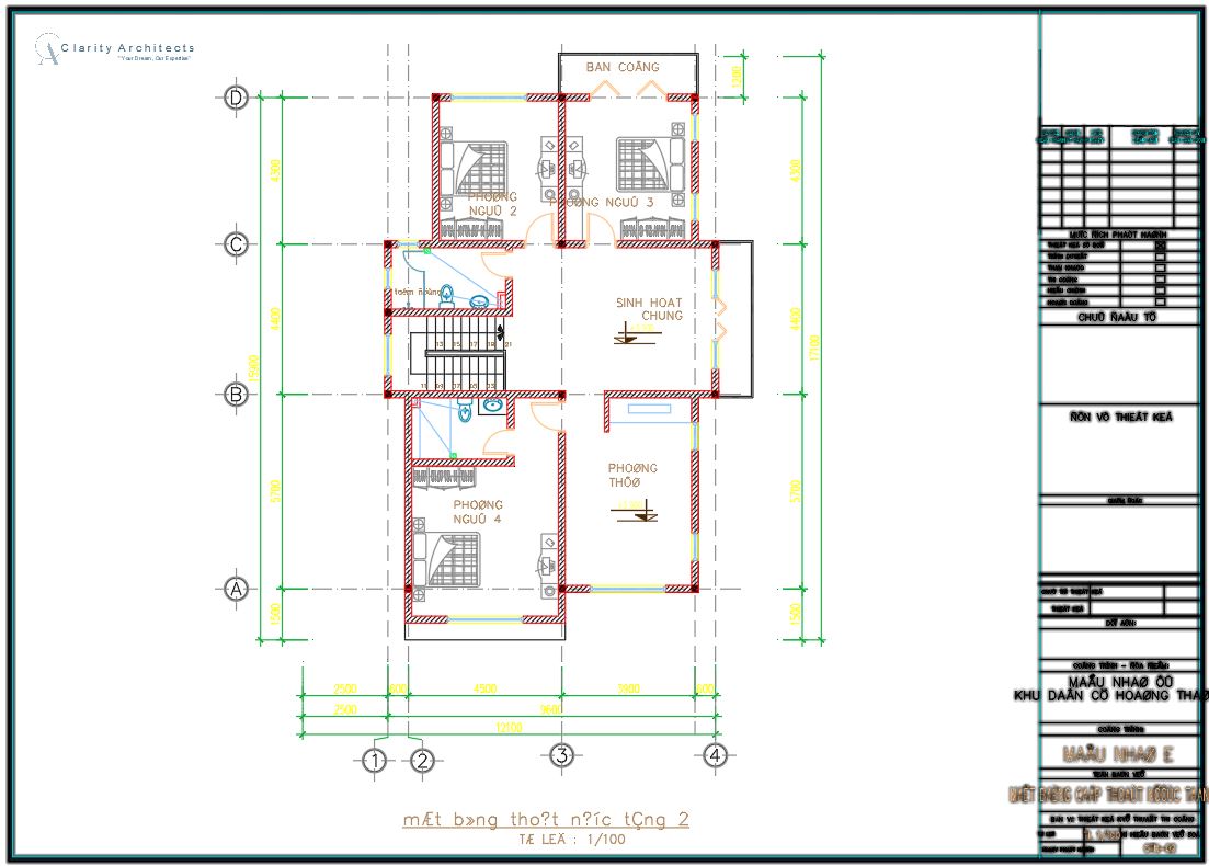 2-Story House CAD Design with Thai Roof – Floor Plans, Elevations & Sections AutoCAD Drawing DWG & DXF Free