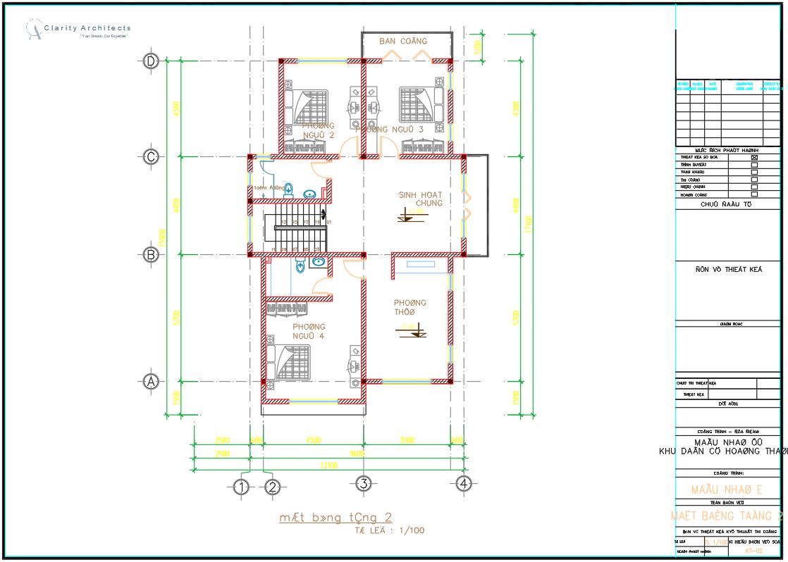 2-Story House CAD Design with Thai Roof – Floor Plans, Elevations & Sections AutoCAD Drawing DWG & DXF Free