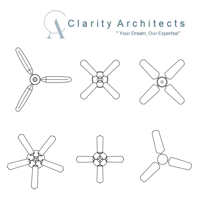 Ceiling Fans Blocks DWG – Large & Medium Ventilator CAD Drawings