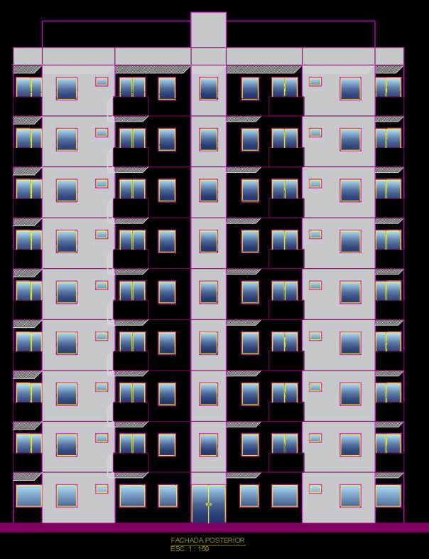 Apartment Plan, Elevation, Section, Structural & Furniture Layout Plan AutoCAD Drawings Free DWG
