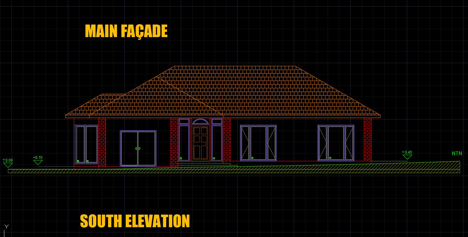 ARCHITECTURAL PLAN & Furniture Layout Plan CAD DWG Free