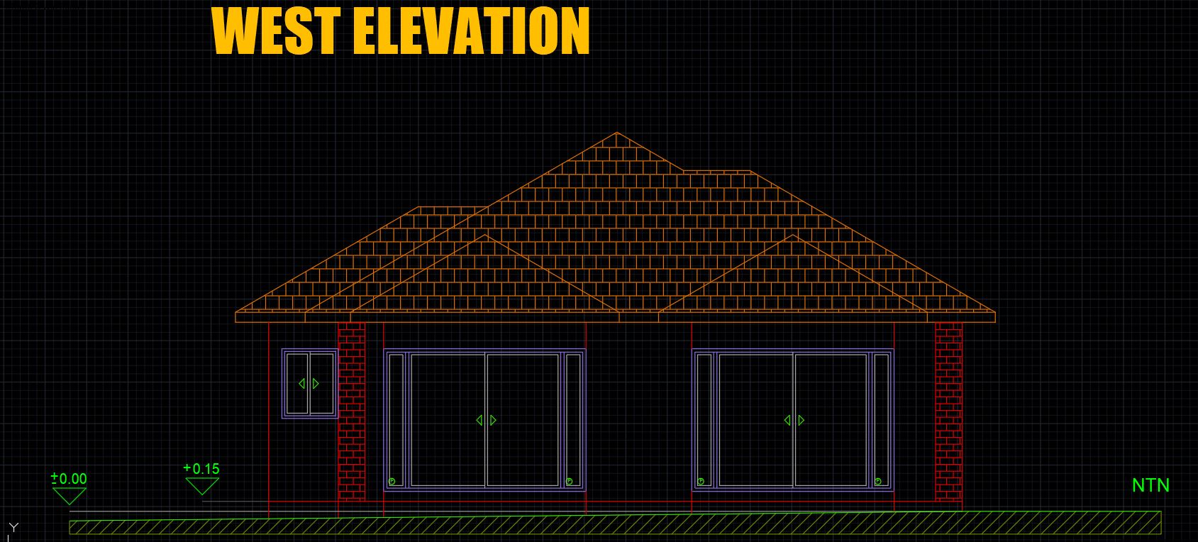 ARCHITECTURAL PLAN & Furniture Layout Plan CAD DWG Free