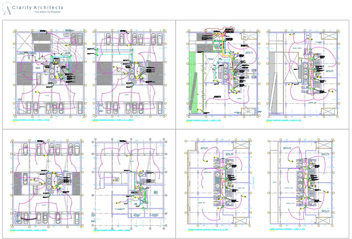 CCTV Camera System Wiring Diagram in CAD Format AutoCAD Drawing DWG & DXF Free