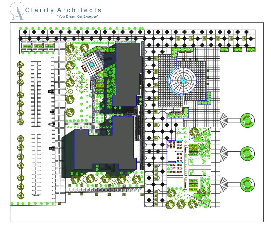 Urban Landscaping AutoCAD Drawings DWG