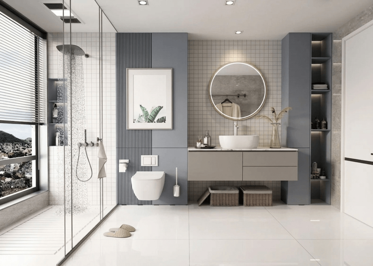 Luxury Toilet Design 3D Model | Modern Bathroom Interior (3ds Max + V-Ray)