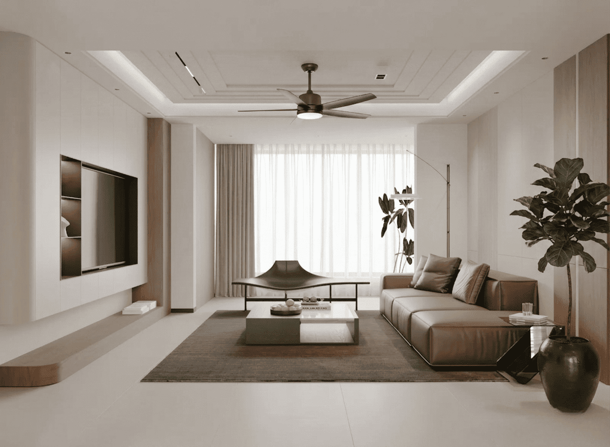 Modern Bedroom Wall Paneling Design 3D Model (3ds Max + V-Ray)
