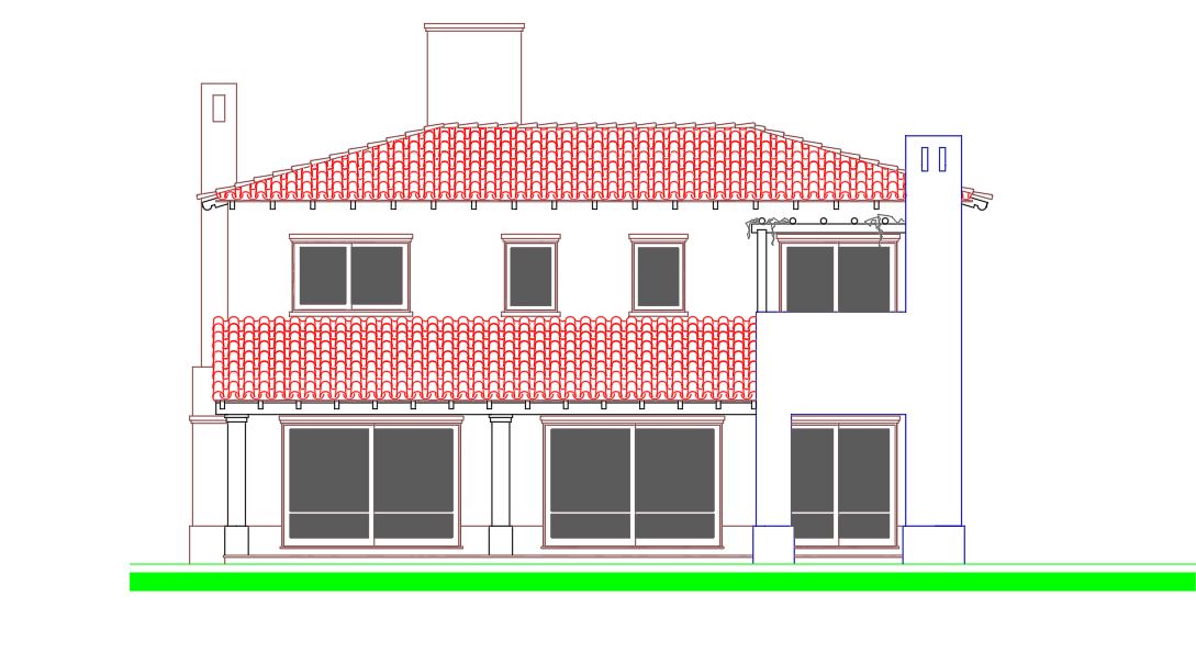 Two-Storey Residence House Design AutoCAD Drawing Free DWG