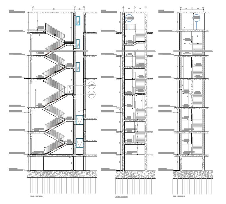 Staircase CAD Blocks DWG Free Download | Stair Plan, Elevation & Section Drawings