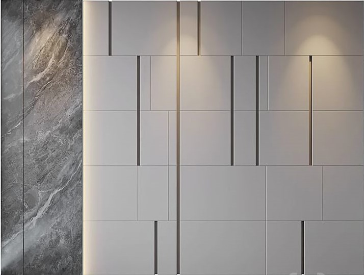 Modern Wall Paneling Texture – Seamless Interior Design Surface Material