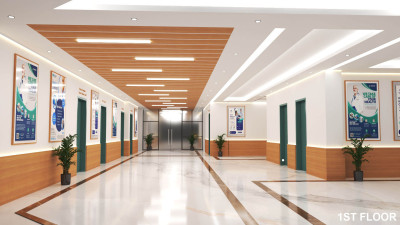 Premium Hospital Corridor & Room Layout for Patient-Centered Design – International Standard
