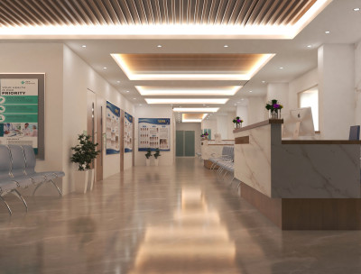 Modern Hospital Interior 3D Model Free | 3ds Max & VRay