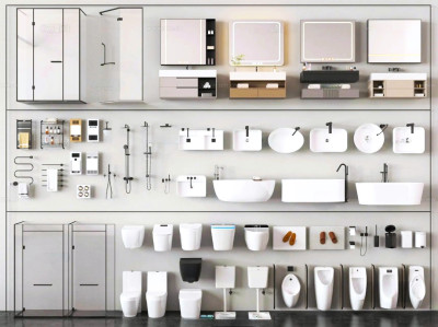 Bathroom Decoration 3D Models For Free Download