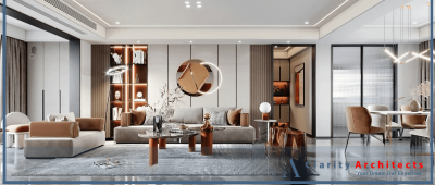Modern Living Room Interior Design 3d Model
