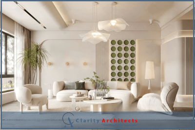 Modern Living Room Design 3D Model