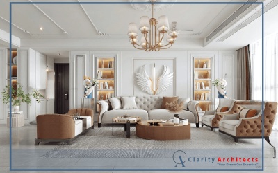 Living Room 3D Interior Scene – American Style