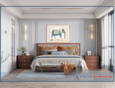 Bedroom 3D Interior Scene – American Style 