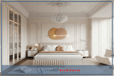Bedroom  Interior Design 3d Model Scene – French Style